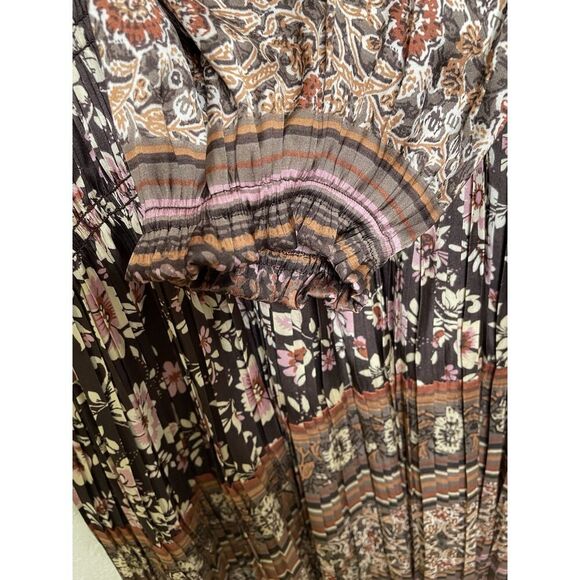 New Anthropologie Current Air Size M Alyce Dress PP Motif NWT Pleats - Picture 8 of 16